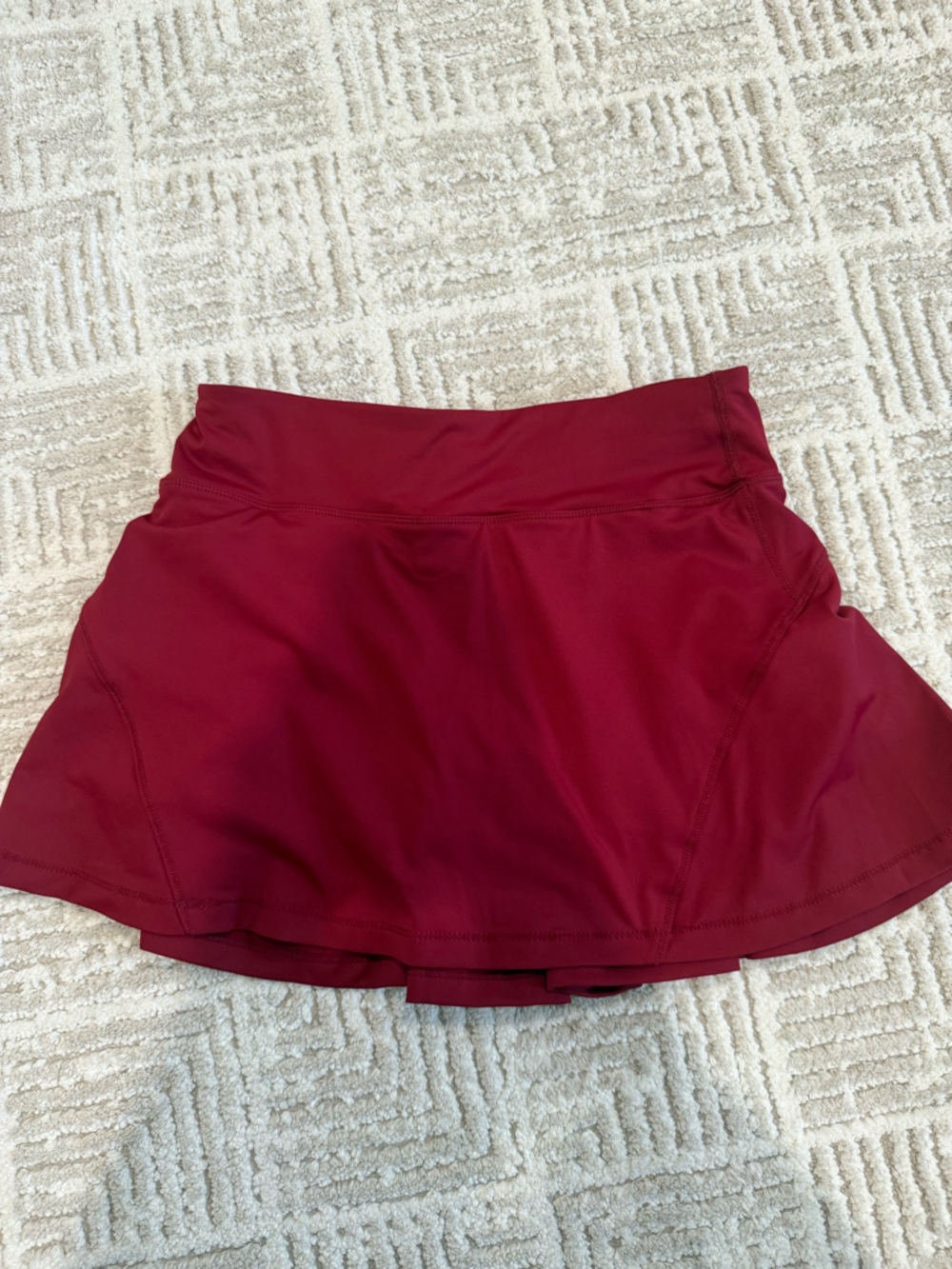Maroon Tennis Skirt